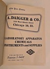 1952 A  Daigger   Co  Laboratory Supply Catalog     58th Edition     Vintage   