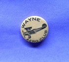 Antique Wayne   Blue Bell Pa Aero Club Airplane Pin-back Button Whitehead   Hoag