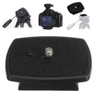 Tripod Quick Release Plate Screw Adapter Mount Head For Dslr Fast Camera Us