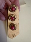 12 Antique  Vintage Lot Fancy Vintage Metal Plastic Buttons