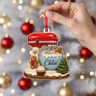 Personalized Stand Mixer Ornament Custom Red Baking Decor Gingerbread 