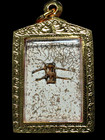 Classic Buddha Somdej Wat Rakang Fishbone Back Amulet Buddhist Sacred Pendant