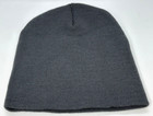 New Apple Computer Logo Hat Knit Beanie Solid Gray Macintosh Mac Employee Winter