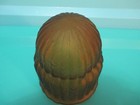 Vintage Antique Art Deco Nuart Apt Amber Frosted Glass Lamp Shade