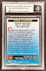 Cris Carter Signed Vikings 1998 Sports Illustrated Si For Kids Card Bas Bgs Slab