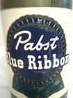 Bottle   pabst Blue Ribbon Beer  Large Glass Display Bottle 30  Tall X 8  Dia 