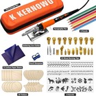 Wood Burning Kit  76pcs Pyrography Wood Burning Tool Kit 60w Adjustable Tempera