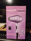 New Babyliss Pro Nano Titanium Travel Purple Hair Dryer Foldable Handle 2 Speed