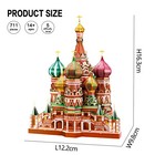 Piececool Saint Basil   s Cathedral Metal Building - Architectural Model For Adult