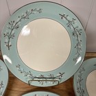 Lynnwood Century Service Co Platinum Trim Vtg Mid Century Dinner Plate Set Of 4