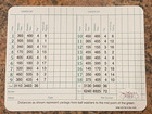 Arnold Palmer Signed Masters  augusta  Scorecard Jsa
