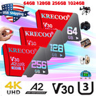 Micro Sd Card 64gb 128gb 256gb 1tb Class 10 Micro Sd Memory Card Tf Adapter Lot