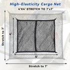 1pc Cargo Net For Pickup Truck Bed Heavy Duty Net Mesh Organizer  4 x4  To 7 x7 