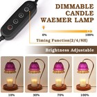 Funistree Flower Candle Warmer Lamp Dimmable Timer Adjustable Height Vintage