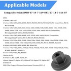 07147169847 Fender Liner And Wheel Apron Nut     36pcs Plastic Fastener Clip Set 