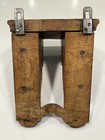 Oak Wall Sconce Antique European Hand Carved