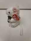 Ty Garlands The Mouse Beanie With Christmas Wreath Santa Favorite 6 15cm New