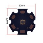 290nm 325nm 340nm Uvb Led 3838 5-7v 1w 2w Ultra Violet Led Lamp With Copper Pcb