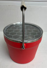 New Yeti Red Rambler Ice Bucket Drinks Cooler Ice Lid