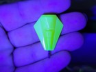 1930s Art Deco Uranium Glass Knob Yellow Finial