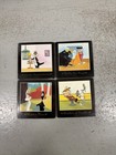 Looney Tunes Bugs Bunny Coaster Set Vintage 1993 4 Piece Cartoon Coasters Cork
