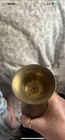 3 Brass Vases Made In India Vintage 