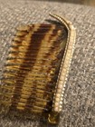 Vintage Embellished Faux Pearl Tortoise Shell Hair Comb Made In Usa