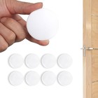 Door Stoppers For Wall  8 Pack - 2  White Door Knob Wall Protectors  Covers Exis