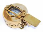 Vintage  Brass Prismatic Compass Military Engineering Compass Instrument Gift