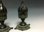 A Pair Rare Chinese Bronze Statue -- Lotus Sets Nr