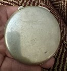 Vintage Birks Sterling Silver Powder Compact Floral Design Great