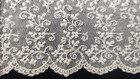 Vintage antique  White  English Embroidery Cotton Leavers Lace  8   Yards