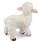 Hansa Standing Sheep Lifelike Plush Animal Toy White Curly Hair Soft 11   
