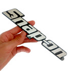 2pcs Snap-on Tool Box Logo Emblem Chrome Silver Badge Decal 8  Inch Oem Design