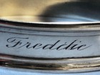 Sterling Silver Vintage Napkin Rings  J s c o 