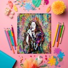 Janis Joplin Hippie 16x20in Poster Janis Joplin Tribute Print Free Shipping Us