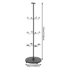 Wig Head Stand For Styling 12-head Mannequin Head Stand Tripod Metal Organizer