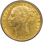 1855 Great Britain Gold Sovereign Victoria Ww Incuse Pcgs Au53 Rare Coin