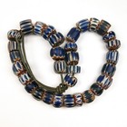 Antique Venetian 7-layer Chevron Beads Rare Trade Beads