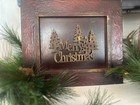 Christmas Pictures     Brown Frame With Metal Wording    Elevate Your Christmas 