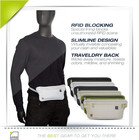 Rfid Blocking Money Belt Travel Pouch Waist Stash With Card And Passport Holder