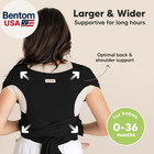 Baby Wrap Carrier Ring Sling - Easy To Wear  Adjustable D-lite Baby Carrier Newb