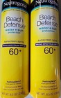 Neutrogena Beach Defense Body Sunscreen Spray Lotion Spf 60-2 Pack Exp 02-2026