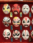 66 Mini Chinese Beijing Opera Masks Hand-painted Theater W box China