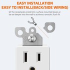10 Pack White Decorator Receptacle Outlet With Wall Plates 15a Standard Electric