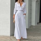 Womens Elegant Two Piece Suit Long Sleeve Shirt Wide Leg Pants Casual Ol Party