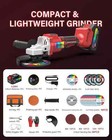 Cordless 4-1 2 Power Angle Grinder For Dewalt 20v Max Battery Brushless 9000 Rpm