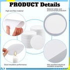 100 Sheets Microwave Kiln Papers 4 7 Inch Round Ceramic Fiber Paper Insulatio   