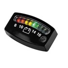 Kuryakyn Led Battery Gauge - Black - 2  X 3 4  X 3 16  Open-box 4218