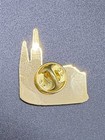 Vintage Chartres Cathedral France Notre Dame Enamel Souvenir Lapel Pin